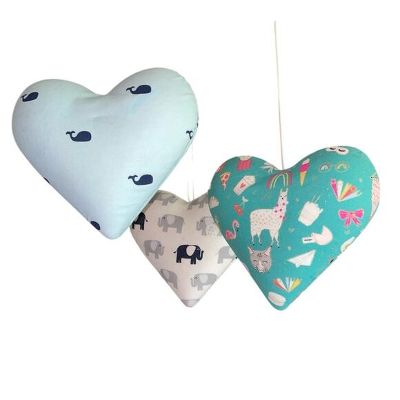 Hanging Heart 3 Dimensional Decor 8"x 6.5" - Picture 2 of 7